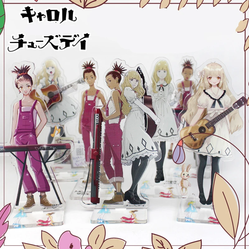 1 шт. CAROLE& TUESDAY аниме Рисунок Фигурка на акриловой подставке косплей реквизит домашний стол Декор Коллекция для подарки для мальчиков девочек