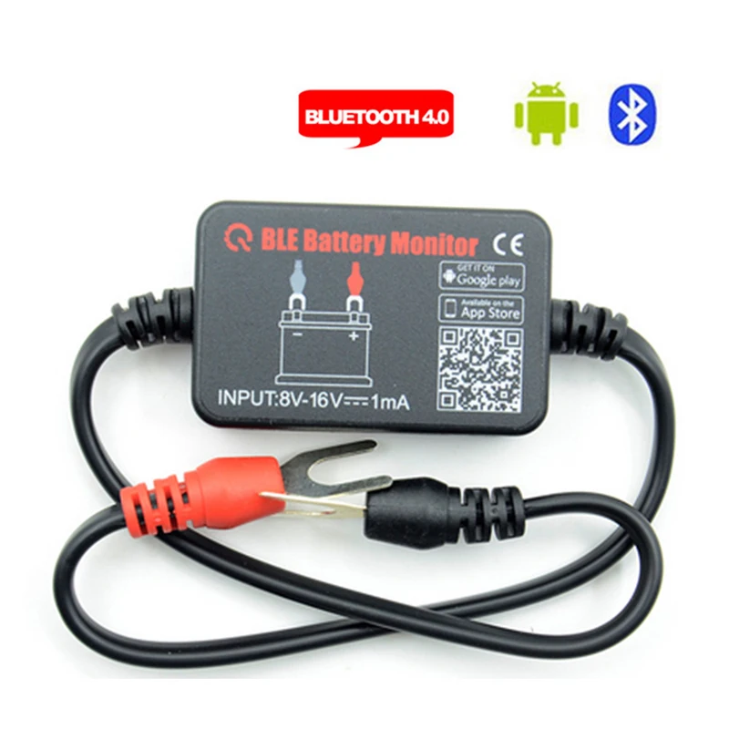 Монитор аккумулятора BM2 с приложением для телефона Bluetooth 4 0 тестер всех