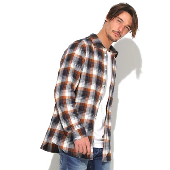 

Camisa hombre franela cuadros slim fit hombre - 016496