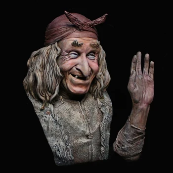 

1/4 Resin Bust Character Bust Model Witch Yaga X245
