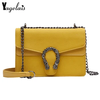 

2019 Fashion Ladies Bag Leather Handbag PU Shoulder Bag Small Flip Messenger Bag Ladies Messenger Bag