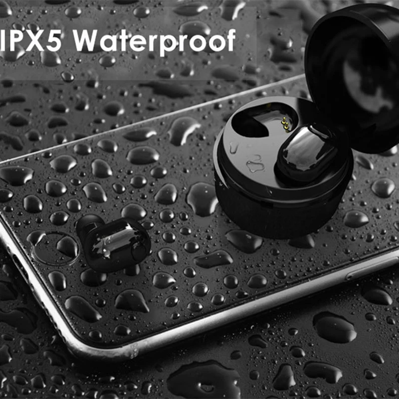 Беспроводные наушники с милым розовым поросенком TWS, Bluetooth 5,0, водонепроницаемые наушники, стерео наушники с микрофоном для девочек