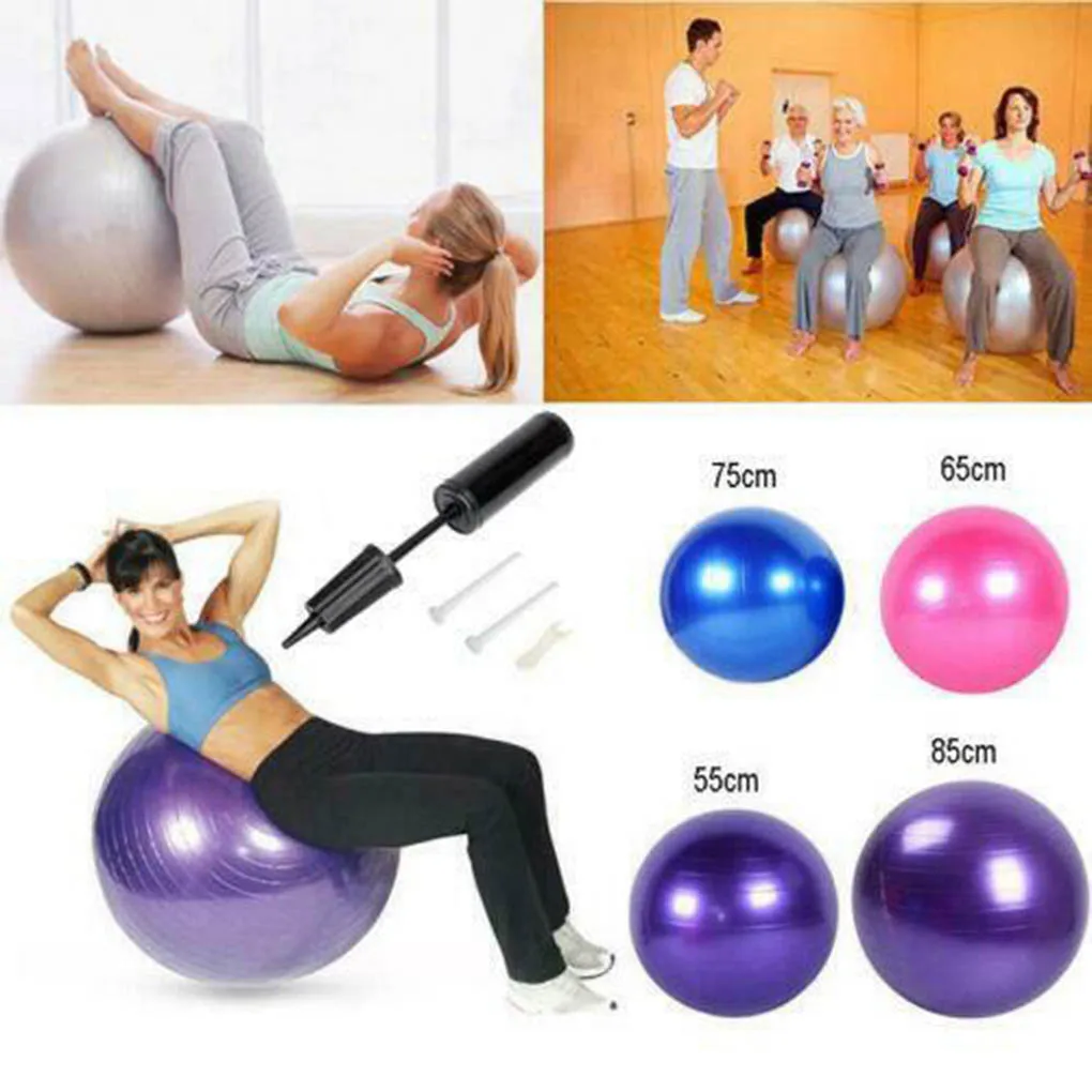 Gros Ballon De Massage Sensoriel 85 Cm – Pointes Tactiles, Incluant Pompe, Pour Enfants Et Adultes