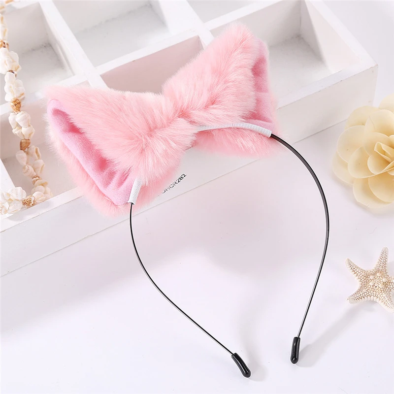 Cat Fox Ears Hairpins Women Fashion Night Party Headband Hair Clip Wearing Decorate Cosplay Anime Dance Hair Accessories 1111