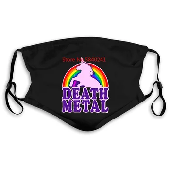 

Men Death Metal Unicorn Funny Man White Mask women kid's PM2.5