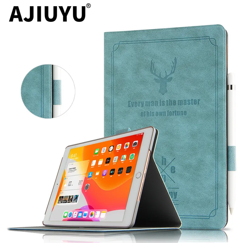 Чехол для iPad 7 10 2 дюйма защитный чехол из искусственной кожи 2019 A2197 A2199 умные Чехлы