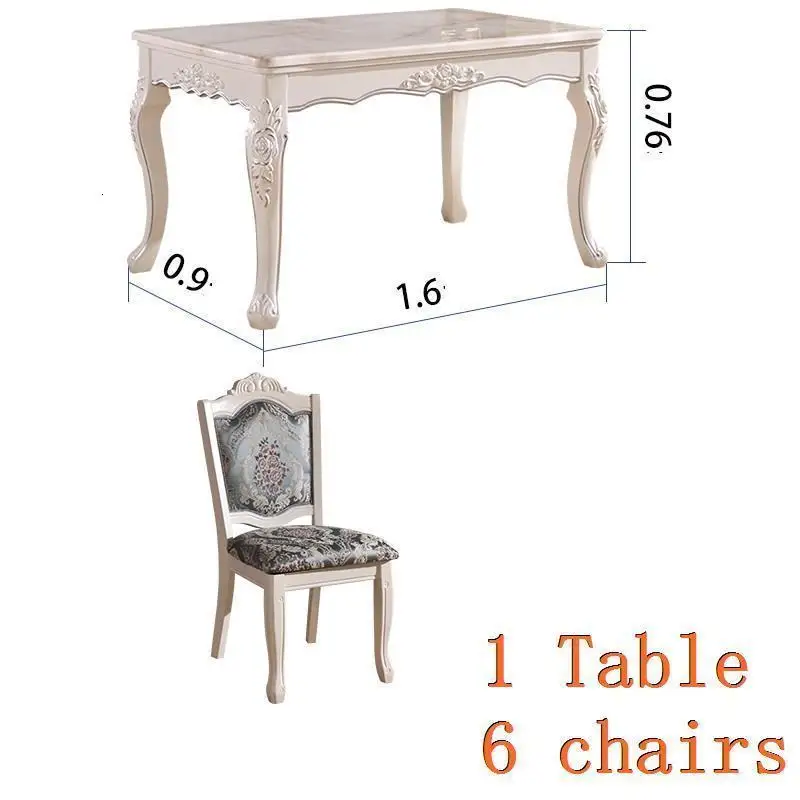 Number 6 Кухня Escrivaninha Eettafel Comedores Mueble Eet Tafel Marmol набор деревянных европейских Bureau Tablo Mesa De Jantar обеденный стол - Цвет: Number 6