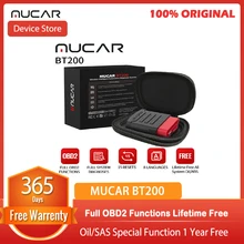 

MUCAR BT200 Lifetime Free Best All Car Diagnostic Tools Bluetooth Carro Code Reader Scan For Auto Obd 2 Scanner Tester
