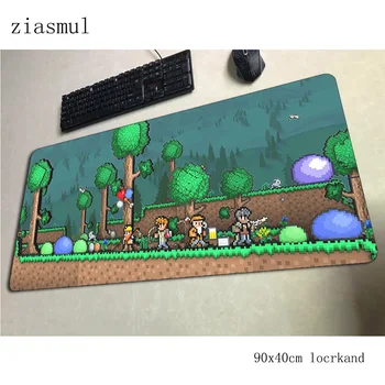 

terraria mouse pad 90x40cm mousepads Beautiful best gaming mousepad gamer Birthday large personalized mouse pads keyboard pc pad