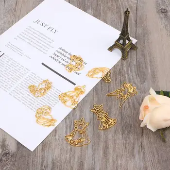 

8Pcs Princess Skirts Frame Pendant Bezel Setting Cabochon Setting UV Resin Charm