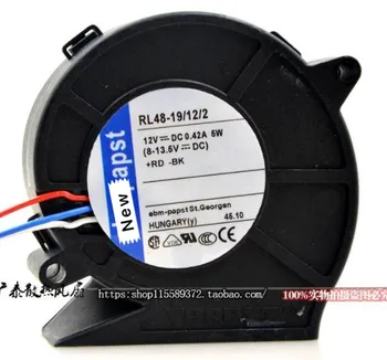 

For ebmpapst RL48-19 12 2 RL48-19 Server Cooling Fan DC 12V 0.42A 3-wire