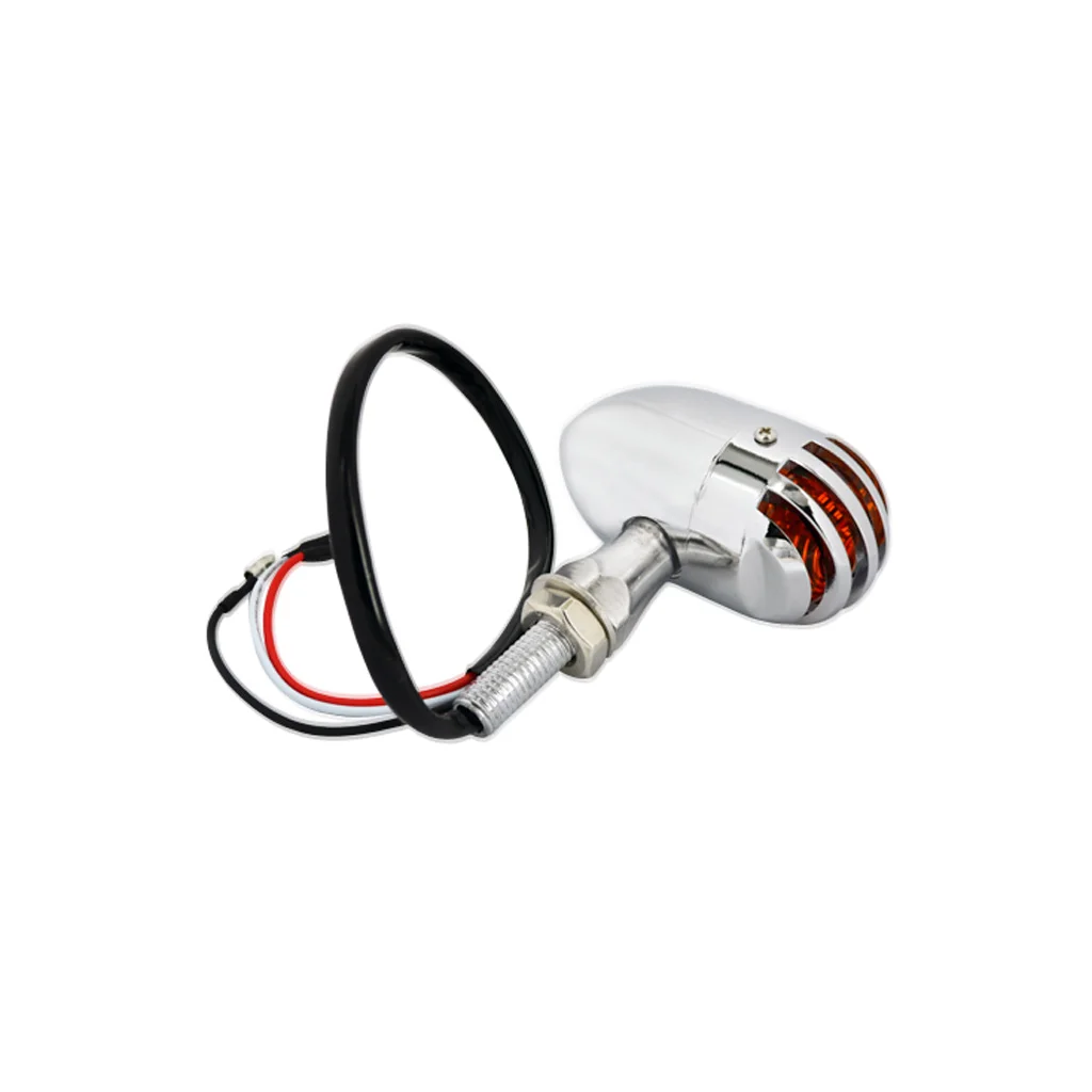 Universal Car Tail Bulb Brake Lights 12V Auto Reverse Lamp Daytime Running Signal Light Fits for 10mm Hole Fairing
