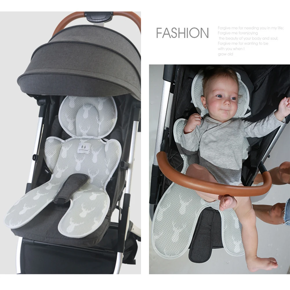 baby stroller accessories expo	 Miracle Baby Thick Stroller Cooling Pad Baby Carriage Mat Bear Ear Child Seat Liner Cool 3D Air Mesh Breathable Pad Size 63x39cm baby stroller cover net