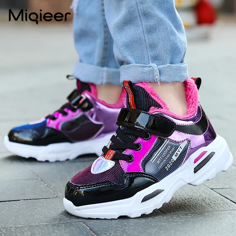

Kids Sneakers For Girls Boys Baby Children Winter Shoes Plush Warm Air Soft Bottom Sports Shoes Casual Sneakers Chaussure Enfant