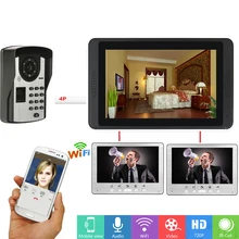 Cheap Fingerprint Password APP Remote Unlock Video Intercom 7 Inch Monitor Wifi Wireless Video Door Phone Doorbell Visual Intercom KIT Cheap Fingerprint Password APP Remote Unlock Video Intercom 7 Inch Monitor Wifi Wireless Video Door Phone Doorbell Visual Intercom KIT