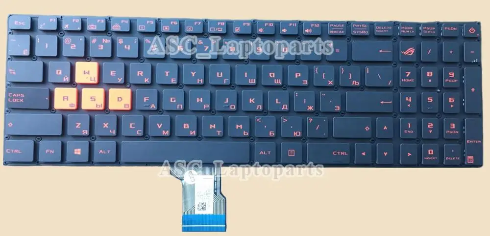 Новая португальская клавиатура Teclado для Asus Rog GL502VM GL502VS GL502VT GL502VY GL702VS GL702VM GL702VT GL702ZC