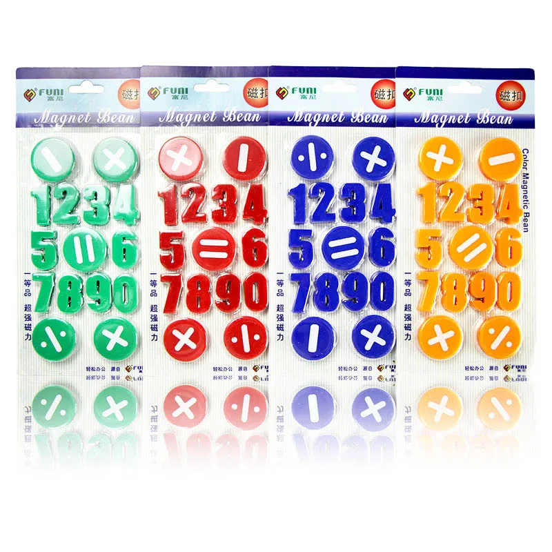 

Refrigerator Sticker Office Teaching Child Early Learning Digital Sticker Addition Subtraction and Multiplication Division 1pack