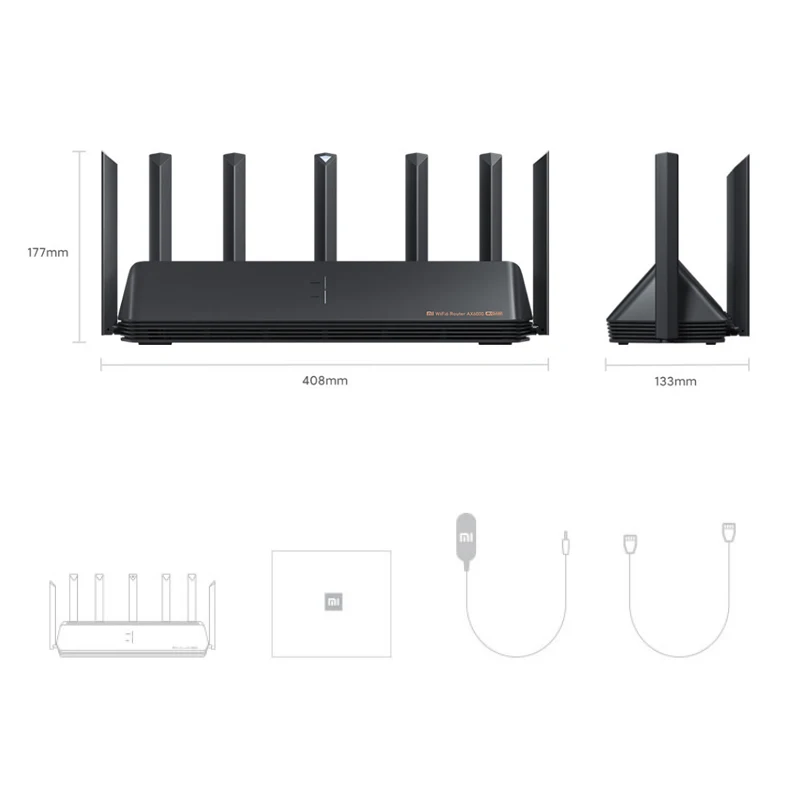 Новинка 2021 маршрутизатор Xiaomi AX6000 AIoT 512 Мб/с WiFi6 VPN МБ процессор Qualcomm сетчатый