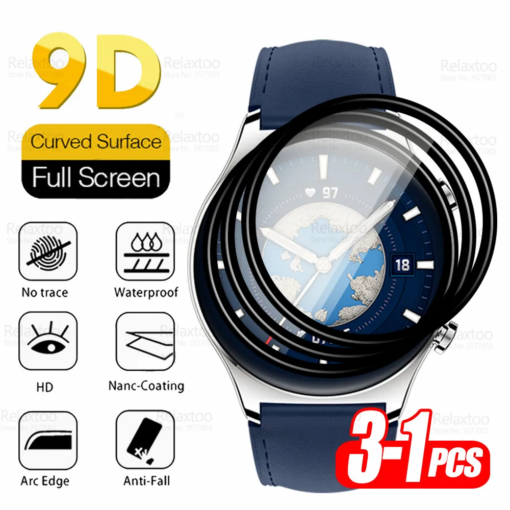 

Закаленное стекло для смарт-часов Honor Watch GS 3, 3-1 шт.