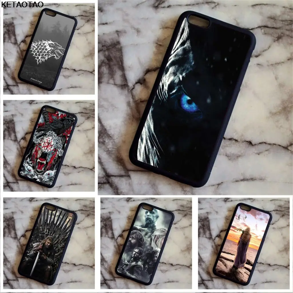 KETAOTAO Игры престолов чехол для телефона s для samsung galaxy S3 4 5 6 7 8 9 Note 7 8 чехол Мягкий ТПУ резиновый силиконовый