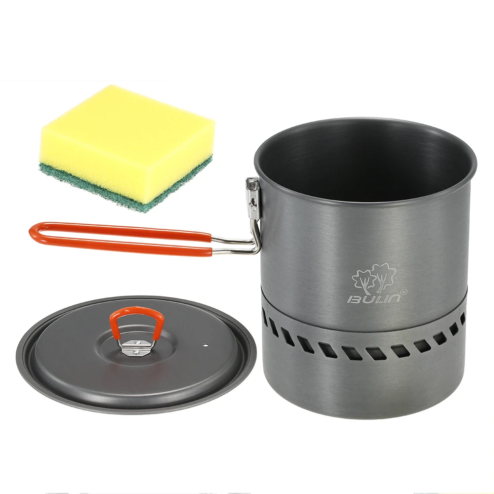 

Hot New 1.5L Outdoor Cookware Cook Pot Cooking Equipment Tools Hiking Camping Cookware Picnic Backpacking Mountaineering Pot Tab