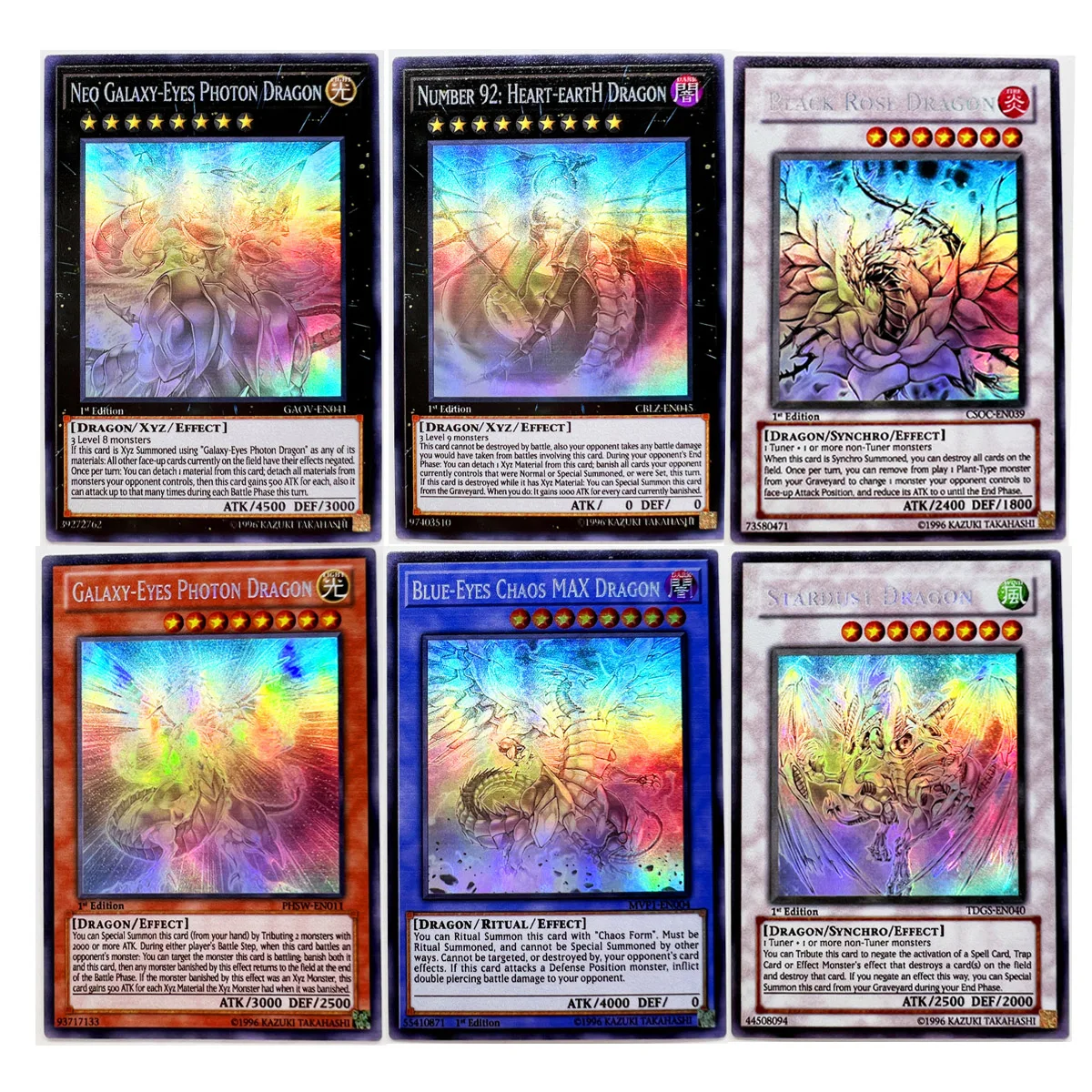 Yu Gi Oh Neo Galaxy-Eyes Photon Dragon английские игрушки сделай сам хобби Хобби Коллекционные