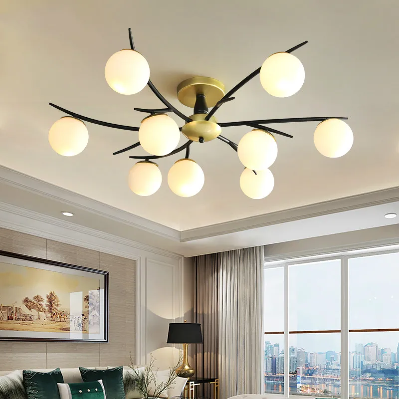 Nordic Ceiling Lights Creative Living Room Ceiling Lamp American