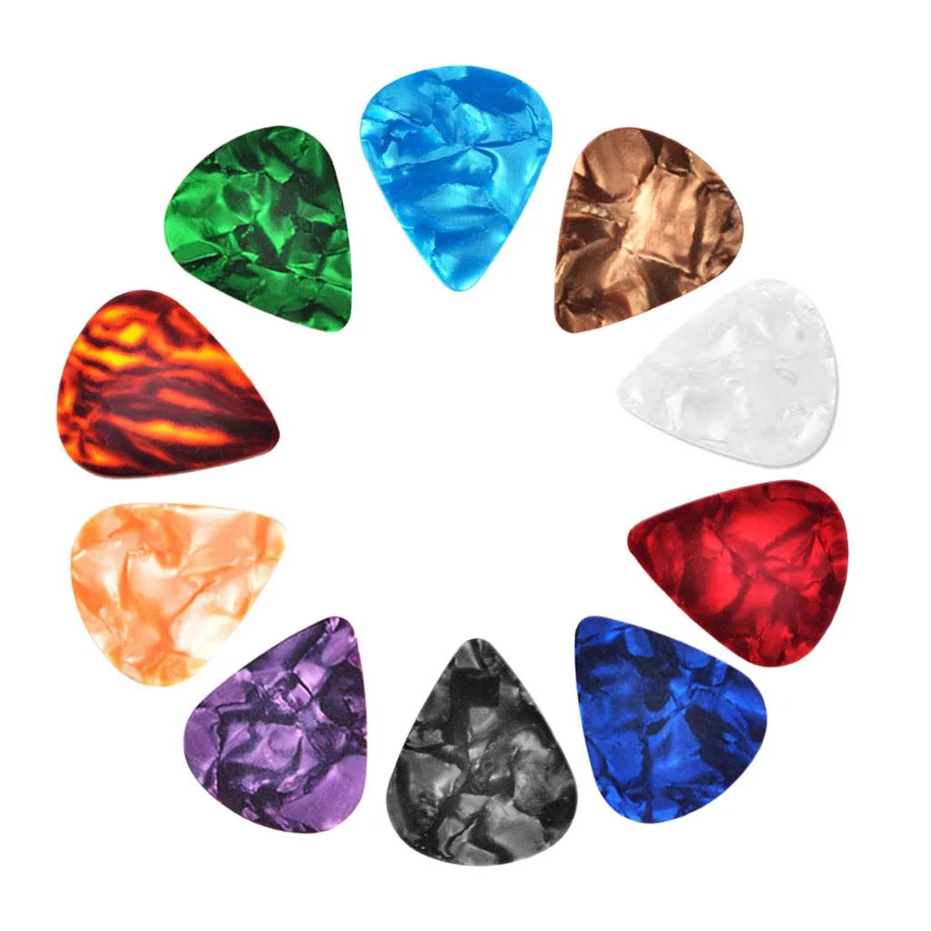 10 Pieces Guitar Picks For Your Electric, Acoustic And Bass Guitar, Premium Guitar Picks Plectrum Plectrum, 0.46mm