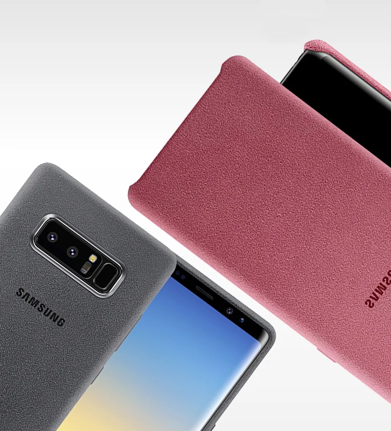 Оригинальный чехол для телефона Samsung с алькантарой Galaxy Note 8 Note8 N9500 N9508 SM N950F