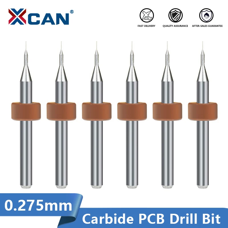 XCAN 0 275 мм PCB мини сверло набор 3 175 хвостовик карбида вольфрама для печатной платы