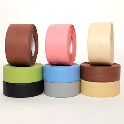 New Kitchen Sink Bathroom Shower Waterproof Self Adhesive Sealing Strip Tape Pvc Mold Proof Wall Stickers Sink Edge Tape 2024