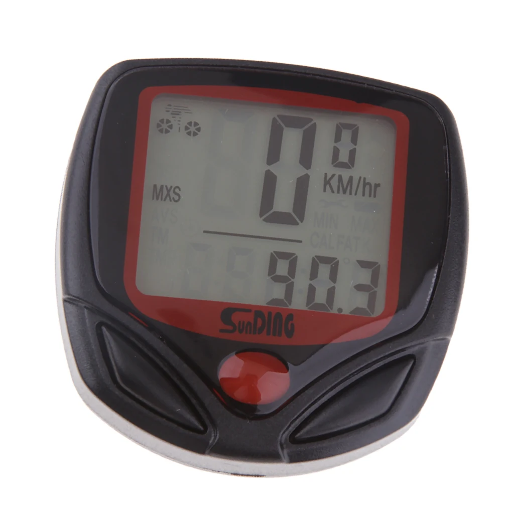 Waterproof Motorcycle Odometer Speedometer Tachometer Gauge LCD Digital Kit