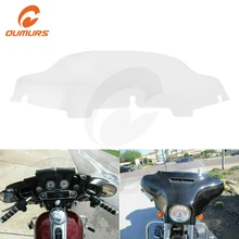 OUMURS мотоцикл ветровое стекло обтекаемая Ветрозащита " волна для Harley Touring Electra Street Glide CVO FLHX EFI FLHTPI 1996-2013