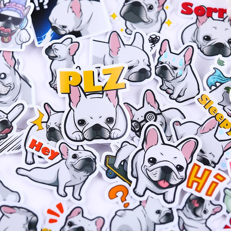 40pcs/bag Creative Cute Self-made cute dog Scrapbooking Stickers /Decorative Sticker /DIY Craft Photo Albums
