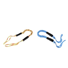 2x веревка лодка швартовка Быстрый аксессуар лодка 108 см-синий+ желтый