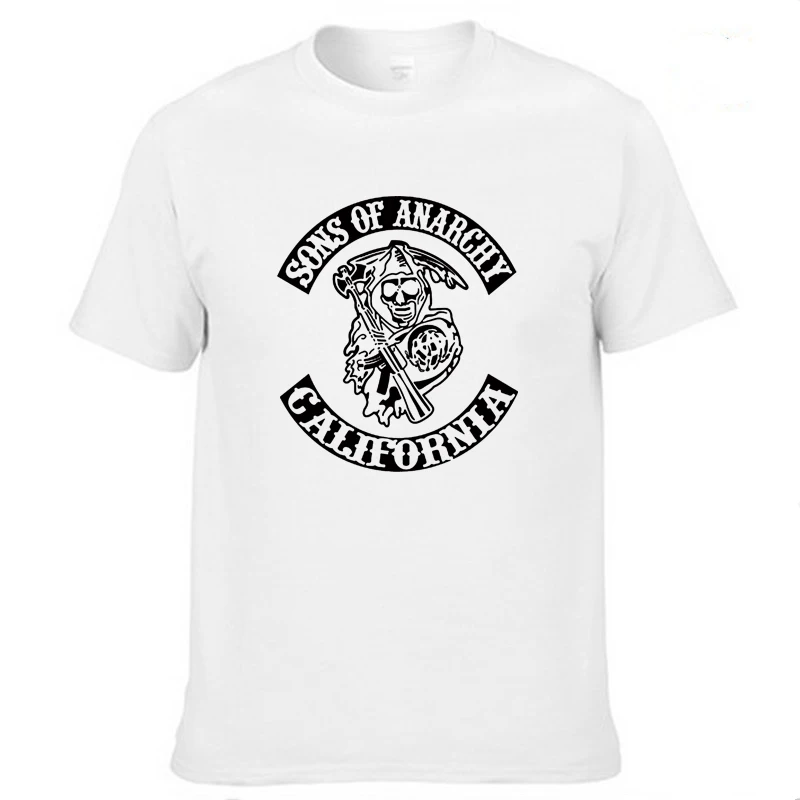 SOA Sons of anarchy the child Fashion SAMCRO Print T-Shirt Men/women Fashion Hip Hop short sleeve Cotton Casual Mens Tee Shirts SOA Sons of anarchy the child Fashion SAMCRO Print T-Shirt Men/women Fashion Hip Hop short sleeve Cotton Casual Mens Tee Shirts