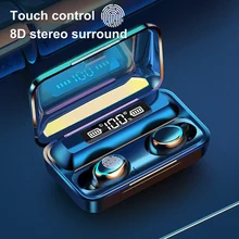 Bluetooth 5 0 Earphone 9D Stereo Mini Wireless Earbuds Wireless Headphones TWS Sport Waterproof Earphones For IPhone Android