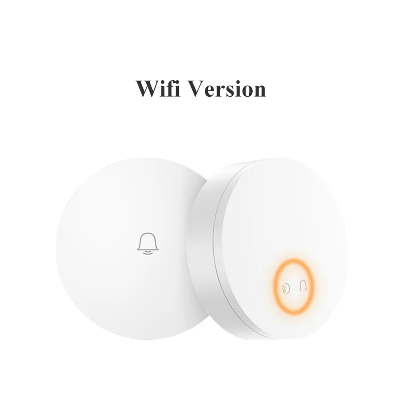 Xiaomi Mijia Linptech wifi самогенерирующийся беспроводной дверной звонок работает с приложением Mijia умное управление функцией памяти AC 110-240V - Цвет: Wifi Version