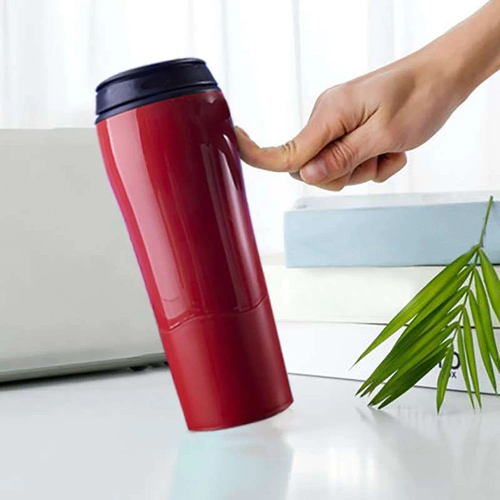 

Creative Insulated Plastic Bottle Magic "not Fall Down" Suction Bottle Not Pour Travel Coffee Cup Travel Mug Balance Cups