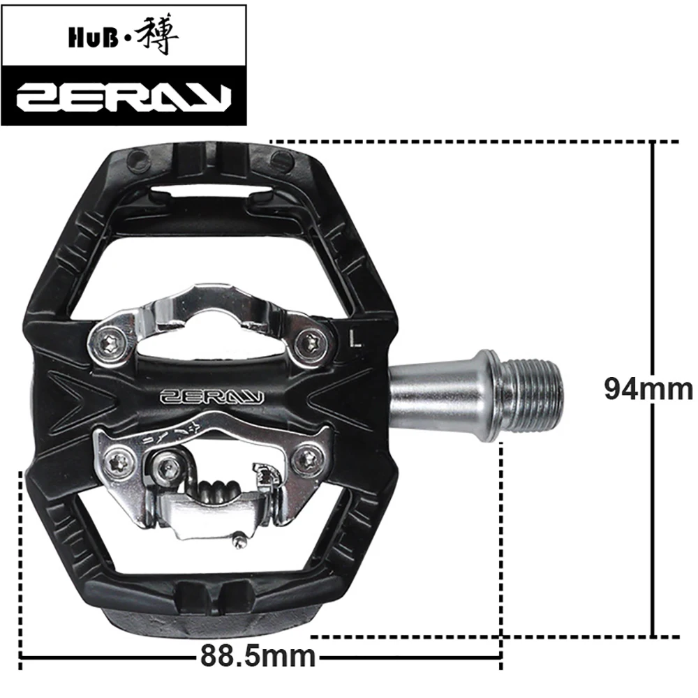 ZERAY ZP-109S MTB велосипедные педали Необслуживаемая ось самоблокирующийся подшипник педаль детали велосипеда бесклипсовые педали Аксессуары для велосипеда