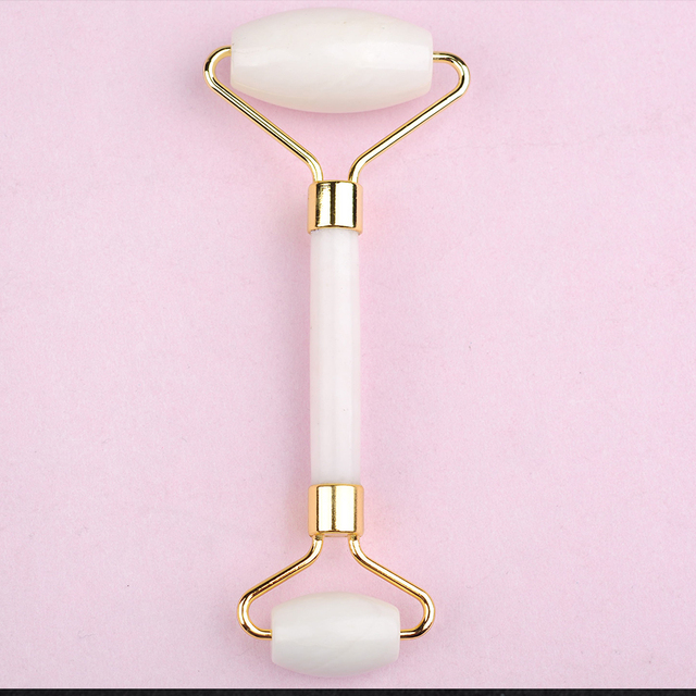 Stone Facial Massage Roller For Face Women Neck Natural Massager Gua sha Scraper Set Thin Lift Beauty Slimming Tools Roller