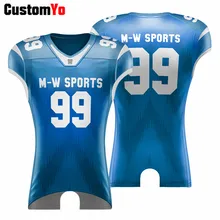 Сделать свой собственный дизайн вышивка форма для американского футбола Джерси Американский футбол Джерси