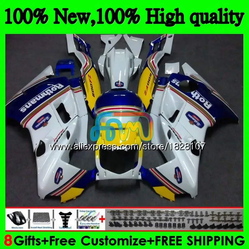 Майка для HONDA Rothmans синий CBR600FS CBR 600F3 95 96 97 98 3BS. 108 CBR 600 FS CBR600 F3 CBR600F3 1995 1996 1997 1998 обтекатель
