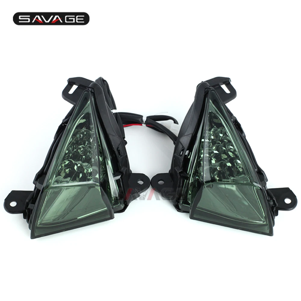 

Front LED Turn Signal Indicator For KAWASAKI ZX-14R ZZR1400 06-20/ CONCOURS 14 GTR1400 08-2020 Motorcycle Turning Light Blinker