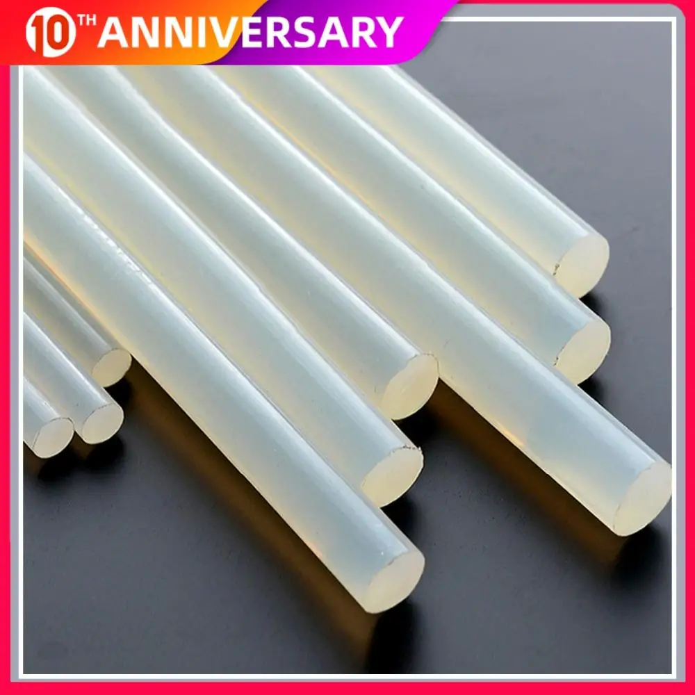 

Hot Melt Glue Sticks 7mm/11mm Translucent Strong Viscosity Rods For Glue Gun High Temperature Resistance Hot Glue 10Pcs