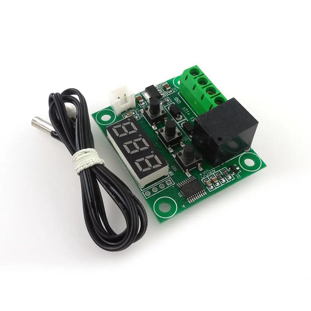 HW-557 1209 Digital Display Thermostat High Precision Temperature Controller Module Micro Control Board | Инструменты