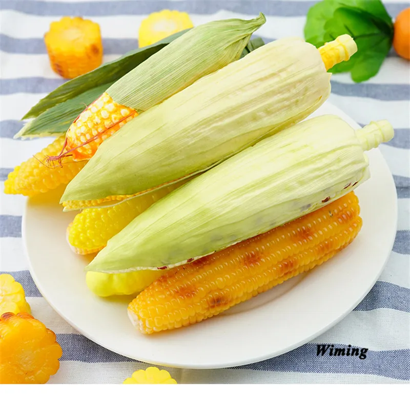 Имитация кукурузы пластиковая Кукуруза модель для ресторана кухни фотореквизит