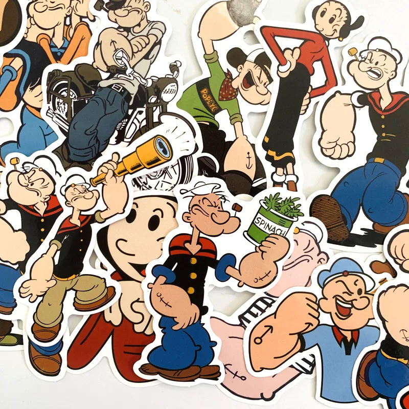 Td ZW 18 шт. мультфильм Popeye матросские наклейки Водонепроницаемая наклейка для ноутбука мотоцикл багаж сноуборд холодильник телефон автомобиля стикер