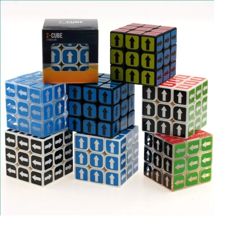 Новый ZCUBE 3x3x3 судоку волшебный куб наклейка со стрелкой Frost Stickerless головоломка 3 на