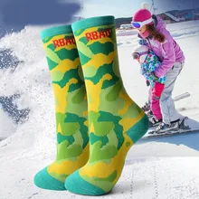Детские зимние толстые теплые носки для велоспорта, уличные спортивные носки для сноуборда, пешего туризма, катания на роликах, зимние носки, чулки JC